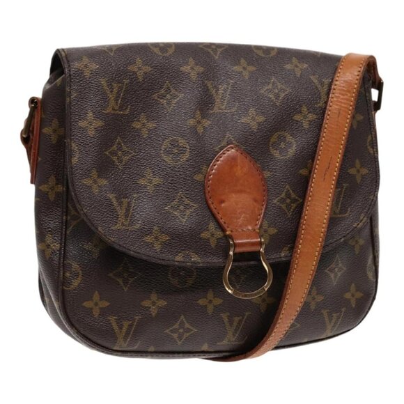 LOUIS VUITTON Monogram Saint Cloud GM Shoulder Bag M51242 LV Auth yk14635 - Picture 1 of 16